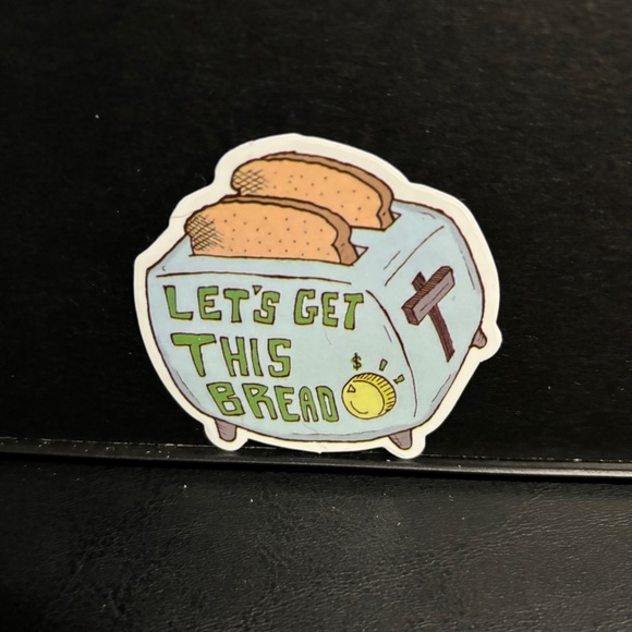 FAITH TOASTER STICKER - Picture 1 of 1
